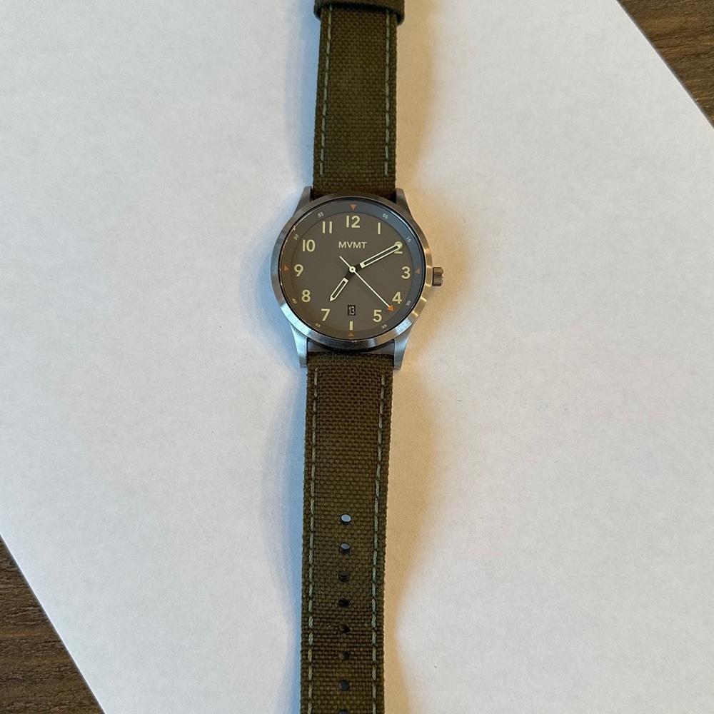 MVMT Men's Green Field Watch